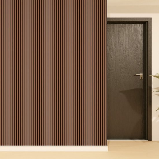 Панель акустическая 600х2780х9 мм Stella De Luxe terracotta 1,7 кв.м (цб-20437)