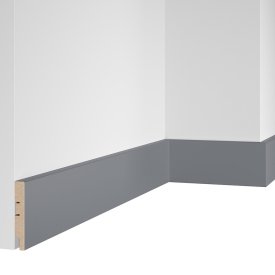 Плинтус МДФ Artiva веллюто гриджио 80х16х2400 мм