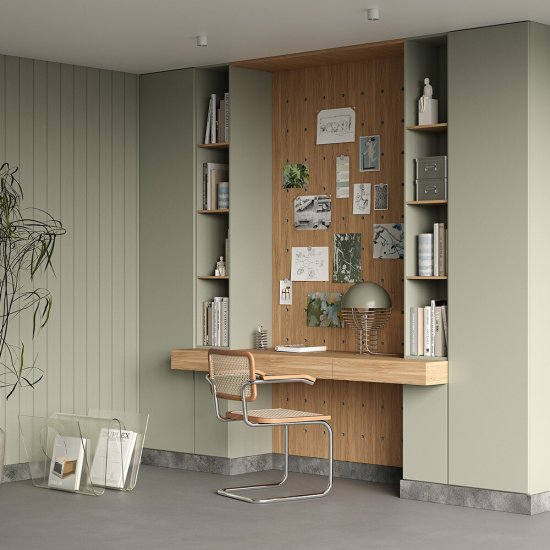 Плинтус МДФ Artiva бетон невский 80х16х2400 мм