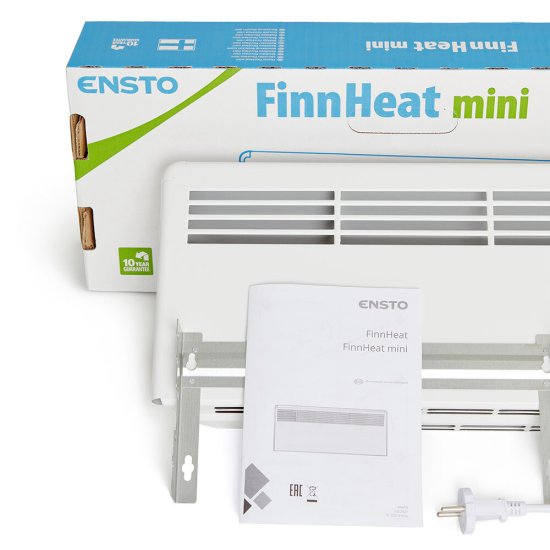 Конвектор электрический Ensto FinnHeat Mini механический термостат 250 Вт (EPHBMM02PR)