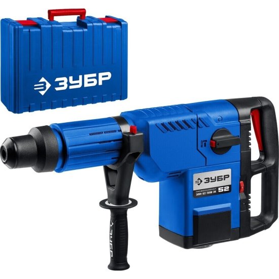 Перфоратор электрический Зубр ЗПМ-52-1500 ЭК 1500 Вт 18 Дж SDS-max