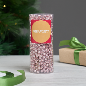 Бусы новогодние KREAFORTA 10 м розовый