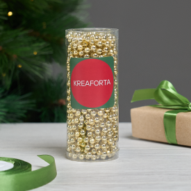 Бусы новогодние KREAFORTA 10 м золотой