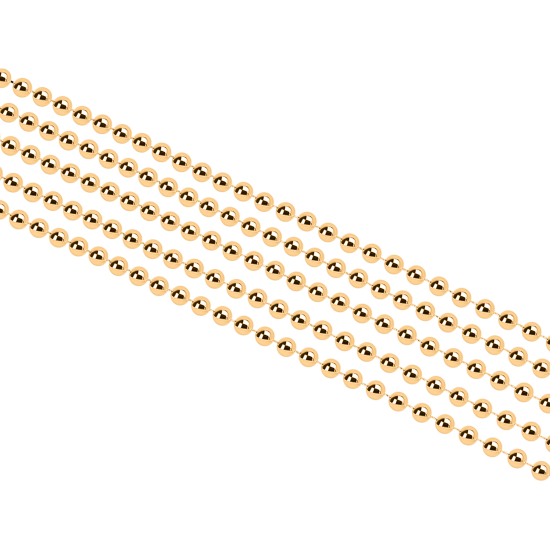 Бусы новогодние KREAFORTA 10 м карамельный