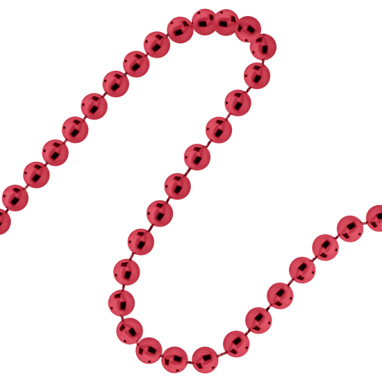 Бусы новогодние KREAFORTA 10 м бургунди