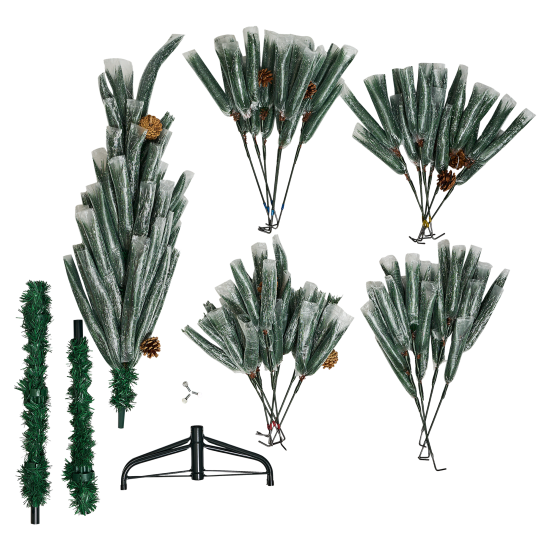 Ель новогодняя искусственная KREAFORTA 180x100 см