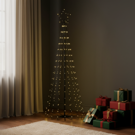 Светящаяся электрическая фигура KREAFORTA Елка 304 светодиодов h180 см