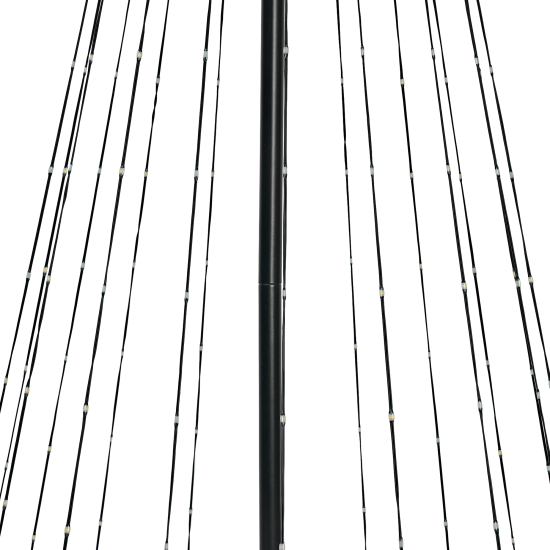 Светящаяся электрическая фигура KREAFORTA Елка 304 светодиодов h180 см