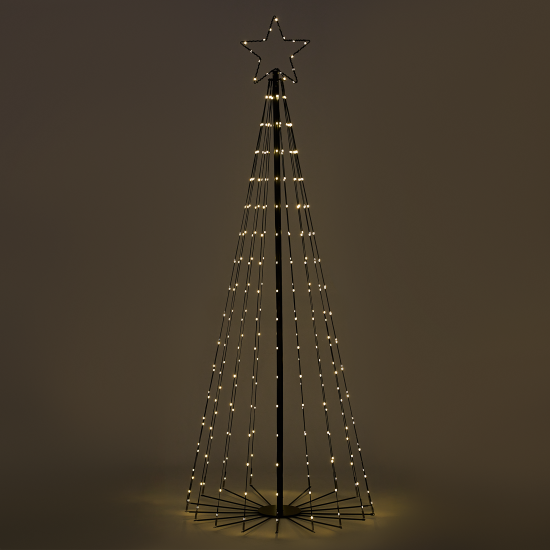 Светящаяся электрическая фигура KREAFORTA Елка 304 светодиодов h180 см