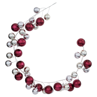 Гирлянда декоративная KREAFORTA 180 см с шарами розовый