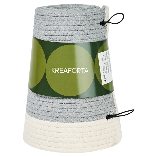 Корзина декоративная для елки KREAFORTA 60x23 см серый