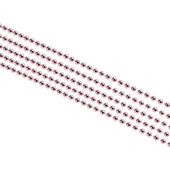 Бусы новогодние KREAFORTA 10 м темно-розовый