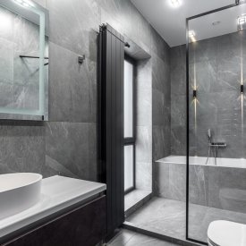 Укладка керамогранита или керамическоЙ плитки размером 60*60 см. прямая