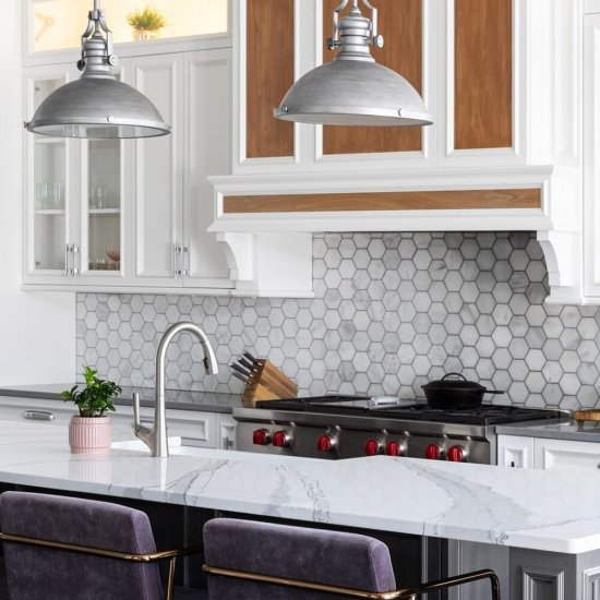 Укладка кухонного фартука мозаикой