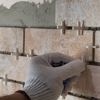 Укладка клинкерной интерьерной плитки