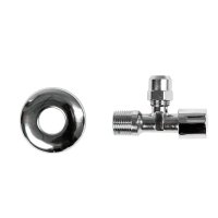 Вентиль латунный Arrowhead 1/2 НР(ш) х 3/8 НР(ш) для подключения смесителя хром (SV-102-1510)