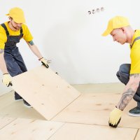 Подготовка основания фанерой или плитами Quick Deck