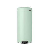 Ведро для мусора Brabantia NewIcon с крышкой 30 л металл мятно-голубое с педалью