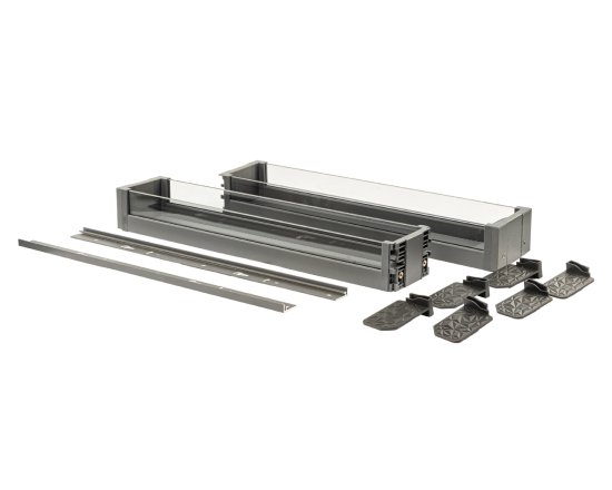 Бутылочница Firmax 15x20x52 см цвет серый