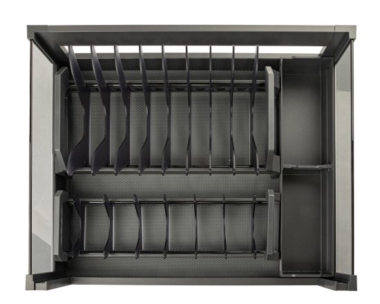Корзина для посуды Firmax 60x25x50 см цвет серый