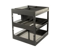 Бутылочница Firmax 35x45x35 см цвет серый