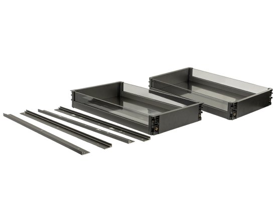 Бутылочница двухуровневая Firmax 30x45x35 см цвет серый