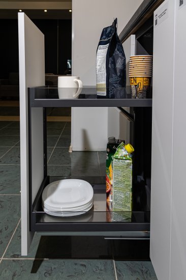 Бутылочница двухуровневая Firmax 30x45x35 см цвет серый