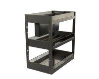Выдвижная корзина для кухни Firmax 30x45x35 см цвет серый