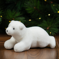 Фигура декоративная KREAFORTA Мишка 14 см белый
