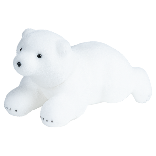 Фигура декоративная KREAFORTA Мишка 14 см белый
