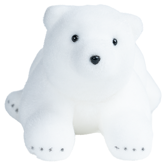 Фигура декоративная KREAFORTA Мишка 14 см белый