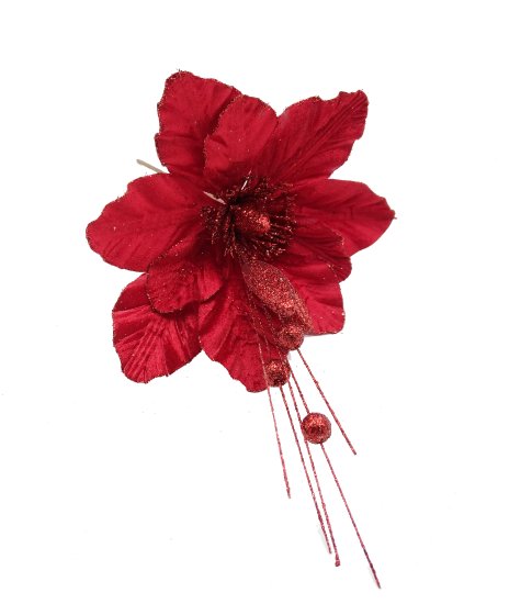 Цветок декоративный KREAFORTA 39 см красный