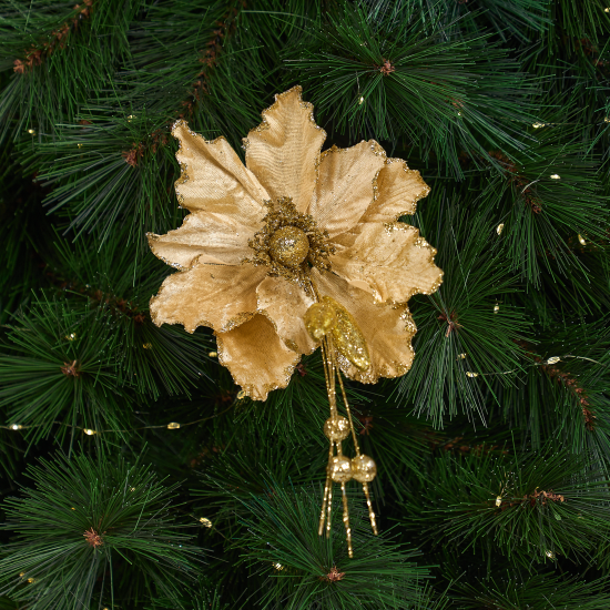 Цветок декоративный KREAFORTA 39 см золотой