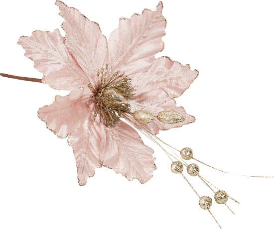 Цветок декоративный KREAFORTA 39 см розовый