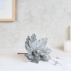 Цветок декоративный KREAFORTA 39 см серый