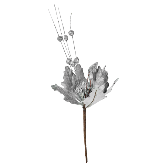 Цветок декоративный KREAFORTA 39 см серый
