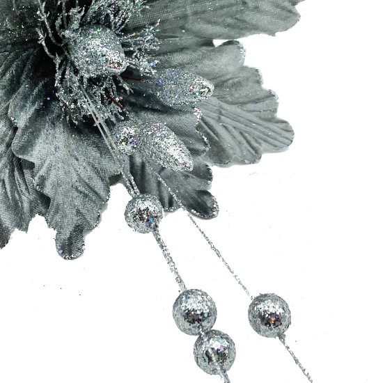 Цветок декоративный KREAFORTA 39 см серый