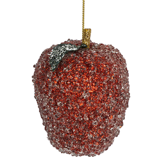 Украшение декоративное KREAFORTA Яблоко 8 см красный