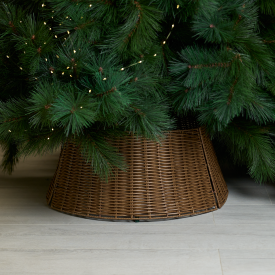 Корзина декоративная для елки KREAFORTA 60x26 см коричневый