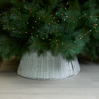 Корзина декоративная для елки KREAFORTA 60x26 см белый