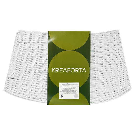 Корзина декоративная для елки KREAFORTA 60x26 см белый
