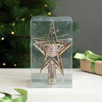 Декоративная макушка KREAFORTA Звезда h19 см коричневый