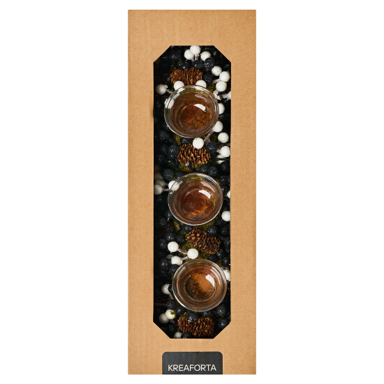 Подсвечник декоративный KREAFORTA Ягоды 44 см черный