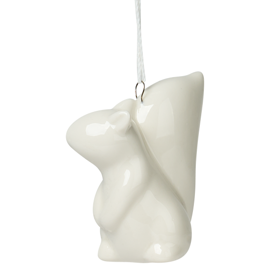 Украшение декоративное KREAFORTA Белка 7 см белый