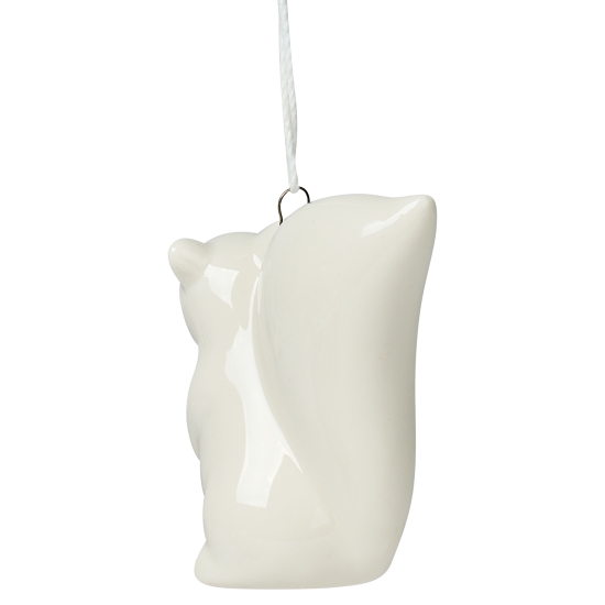 Украшение декоративное KREAFORTA Белка 7 см белый