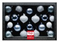 Набор елочных игрушек Зимнее утро 6.5x24 см разноцветный 20 шт.