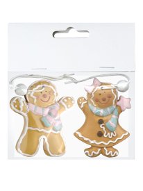 Набор елочных игрушек «Пряник», 5.5 см, полирезина, цвет разноцветный