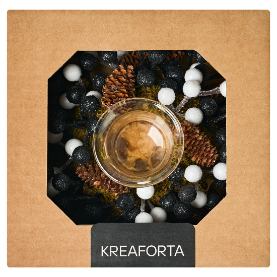 Подсвечник декоративный KREAFORTA Ягоды 18 см черный