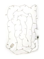 Электрогирлянда комнатная Нить 5 м 50 ламп теплый белый свет 8 режимов работы прозрачный кабель