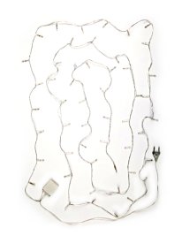 Электрогирлянда комнатная Нить 5 м 50 ламп теплый белый свет 8 режимов работы прозрачный кабель